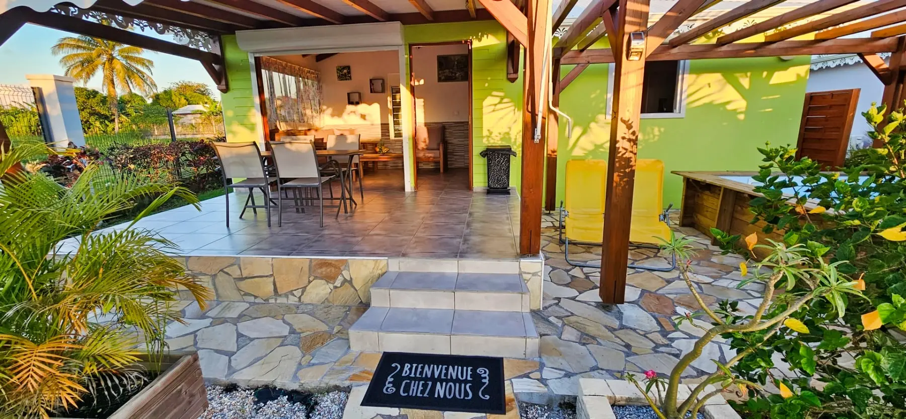 Terrasse du gîte