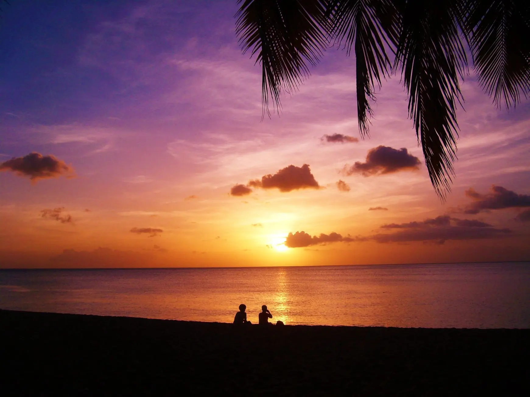 Coucher de soleil à Saint-François
